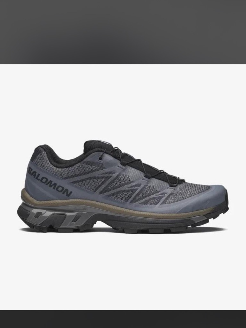Salomon XT-6 shadow grey/blue sneakers

Size US 5